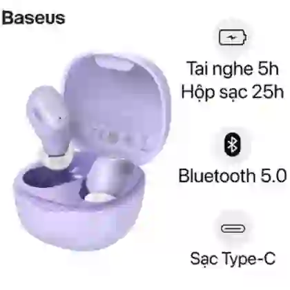 TAI NGHE BLUETOOTH BASEUS BOWIE WM01 1